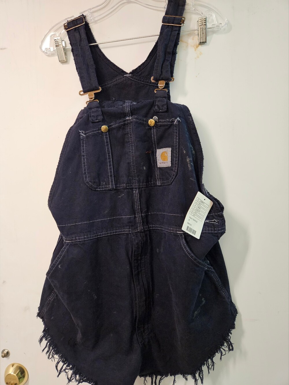 Urban Renewal Carhartt Overall Shorts